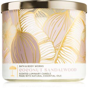 Bath & Body Works Coconut Sandalwood candela profumata 411 g
