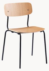 Sedia da pranzo in legno fatta a mano Holmen