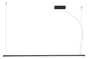 Sospensione profilo monoemissione perenz link 8052 b n ctd 35w led dim 2800lm metallo alluminio bianco nero - Perenz