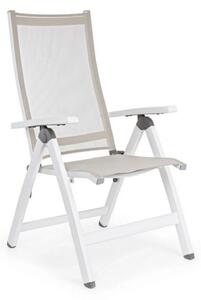 Poltrona Reclinabile 59x71x113h cm Cruise Bianco Gk50