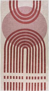 Tappeto lavabile rosso/bianco 160x230 cm - Vitaus