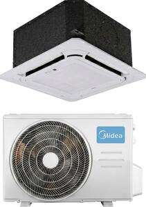MIDEA Climatizzatore a Cassetta 4 Vie 12000 Btu Monosplit Condizionatore con Pompa di Calore Classe A++/A+ Pannello e Comando Inlusi (Unit Interna