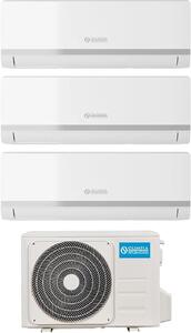 OLIMPIA SPLENDID Climatizzatore Trial Split Inverter 10000 + 10000 + 12000 Btu Condizionatore con Pompa di Calore Classe A++/A+ Gas R32 Wifi (Unit