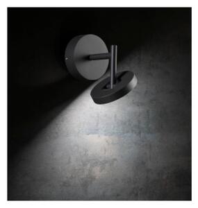 DONUT APPLIQUE DA ESTERNO ORIENTABILE LED 12W IP54 ALLUMINIO ANTRACITE LUCE 3000K E 4000K MODERNA SOVIL