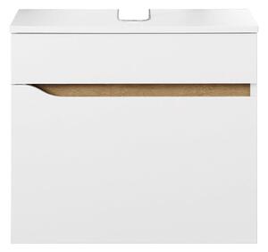 Mobile basso sospeso bianco senza lavello 60x53 cm Set 857 - Pelipal