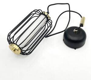 Lampada a sospensione LED su cavo BONNIE LED/10W/230V 3000K nera