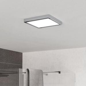 Eglo 901766 - Lampada da soffitto LED per bagno FUEVA LED/10,5W/230V 22x22 cm IP44 cromato