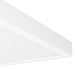 Eglo 901729 - LED RGBW dimmerabile, plafoniera con vetro fumé FUEVA-Z LED/17,8W/230V 39cm IP44 bianco