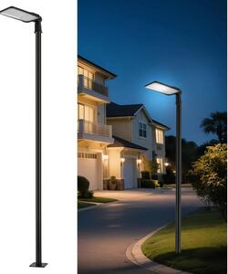 Brilagi-LED Lampada da esterno con palo e kl. 3 m URBANLIGHT LED/200W/230V nera IP65