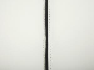 Letto in Legno Bianco Stile Giapponese con Rete a Doghe 140 x 200 cm Beliani