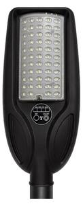 Lampione solare LED dimmerabile VENICE 50W/4000 mAh IP65 nero con sensore + telecomando