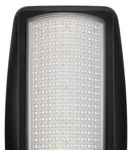 Lampione solare stradale LED dimmerabile con sensore VENICE 200W/12000 mAh IP65 nero + telecomando
