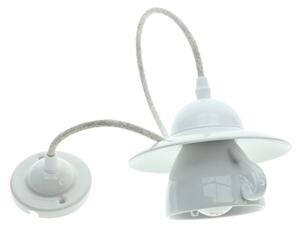 Bohemia-Design - Lampadario sospeso in porcellana con cavo 1xE27/60W/230V