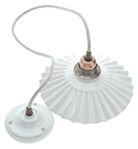 Bohemia-Design - Lampadario in porcellana con cavo 1xE27/60W/230V