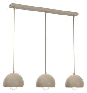 Lampada a sospensione con cavo SOOL 3xE27/15W/230V beige