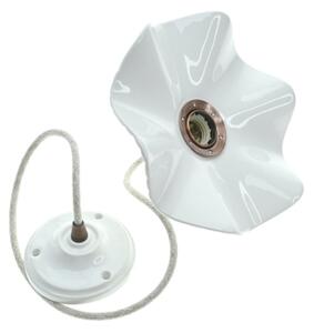 Bohemia-Design - Lampada a sospensione in porcellana con cavo 1xE27/60W/230V