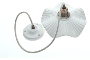 Bohemia-Design - Lampada a sospensione in porcellana con cavo 1xE27/60W/230V
