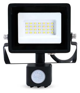 Nedis LLFLP16BLK - Proiettore LED con sensore di movimento e sensore crepuscolare LED/20W/230V IP44