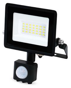 Nedis LLFLP16BLK - Proiettore LED con sensore di movimento e sensore crepuscolare LED/20W/230V IP44
