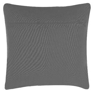 Set di 2 cuscini decorativi in cotone grigio motivo geometrico 45 x 45 cm triangolo quadrato minimalista moderno accessori Beliani