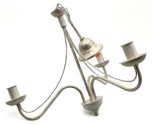 Lampadario a catena ANTON 3xE14/60W/230V bianco patinato
