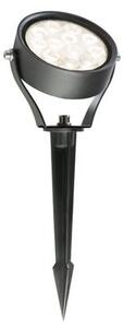 Faretto Orientabile Con Picchetto In Alluminio Grigio Led 9 W 700 Lm 4000K Ciak