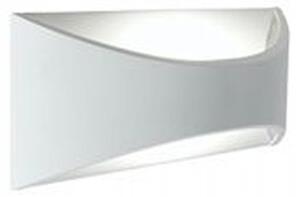 Applique Da Esterno Moderna Moon Alluminio E Termoplastica Bianco Led 6W 3000K