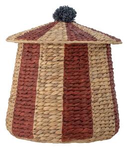 Cestino per bambini in giacinto d'acqua di colore naturale ø 40x40 cm Birsen - Bloomingville Mini