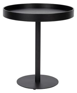 Tavolino rotondo con piano effetto rovere ø 40 cm Yuri S – White Label