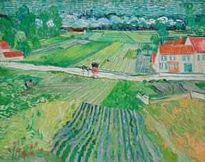 Vincent van Gogh - Riproduzione Landscape at Auvers after the Rain 1890, (40 x 30 cm)