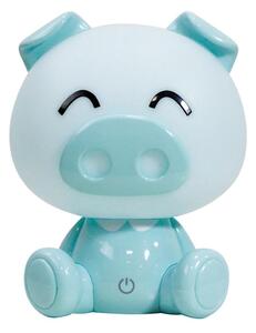 ONLI - LED dimmerabile lampada da notte per bambini PUPPIES LED/3W/230V 19 cm maialino/blu