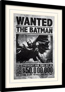 Quadro Batman Arkham Origins - Wanted, Poster Incorniciato
