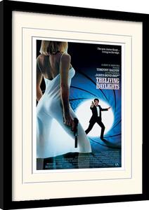 Quadro James Bond - The Living Daylights, Poster Incorniciato