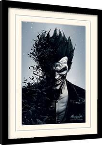 Quadro Batman Akham Origins - Joker, Poster Incorniciato