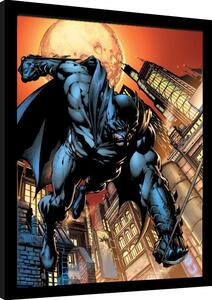 Quadro Batman - Batman Swinging, Poster Incorniciato
