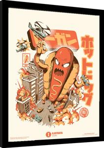 Quadro Ilustrata - Great Hot Dog, Poster Incorniciato