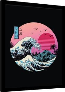 Quadro Vincent Trinidad - The Great Wave, Poster Incorniciato
