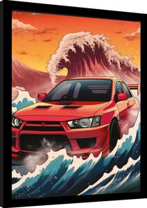 Quadro Wave Collection - Wave Cars Evo, Poster Incorniciato