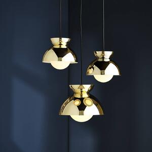 FRANDSEN Lampada a sospensione Butterfly, color ottone, Ø 29 cm