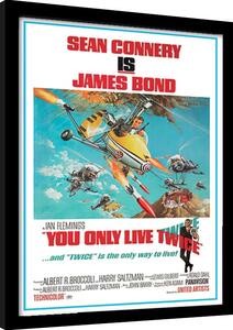 Quadro James BOnd - You Only Live Twice, Poster Incorniciato