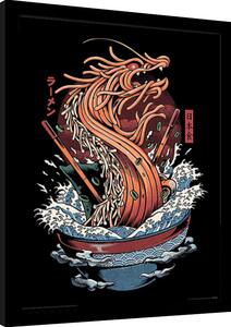 Quadro Ilustrata - Dragon Ramen, Poster Incorniciato