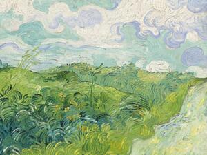 Riproduzione Green Wheat Fields - Vincent van Gogh