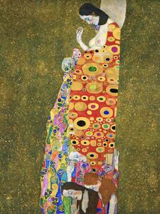 Riproduzione Hope Female Nude - Gustav Klimt