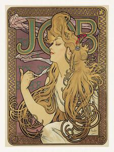 Riproduzione Job Cigarette Paper Advert Vintage Art Nouveau - Alfons Alphonse Mucha