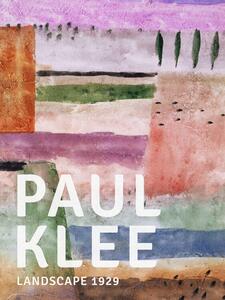 Riproduzione Special Edition Bauhaus Landscape - Paul Klee, (30 x 40 cm)