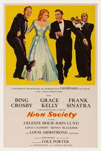 Riproduzione High Society with Bing Crosby Grace Kelly Frank Sinatra, (26.7 x 40 cm)