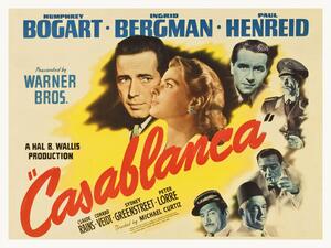 Riproduzione Casablanca Vintage Cinema Retro Theatre Poster