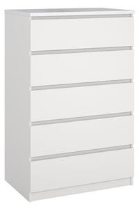Cassettiera bianca 77x121x50 cm Naia – Tvilum
