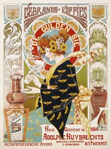 Riproduzione Coffee Shop Advert Art Nouveau Caf - Alphonse Mucha