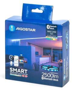 Aigostar - Striscia LED RGBW 5m MESH LED/24W/230V 2700-6500K + +TC